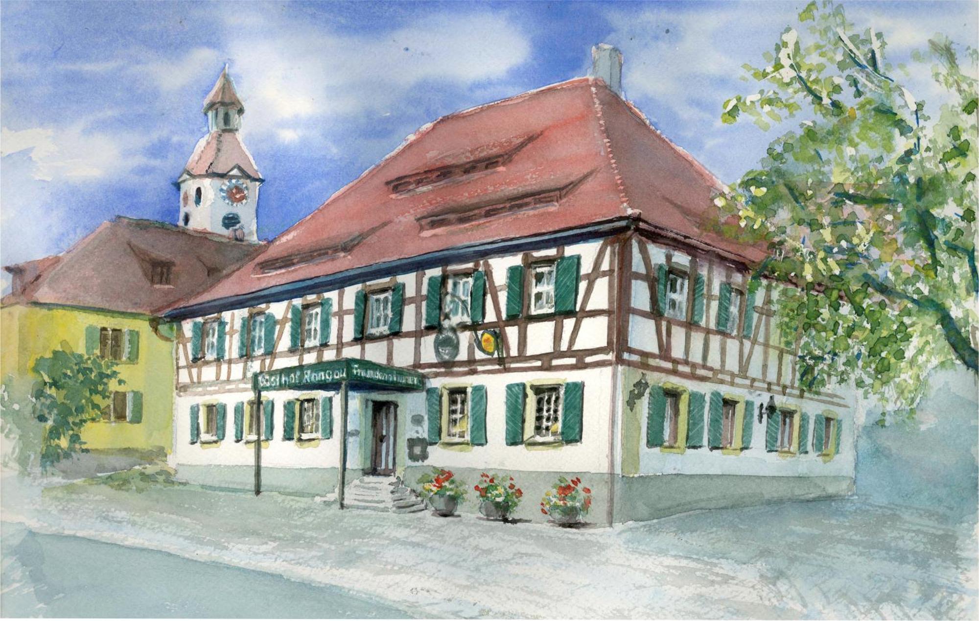 Landhotel Rangau Gasthof & Brennerei Markt Erlbach 외부 사진